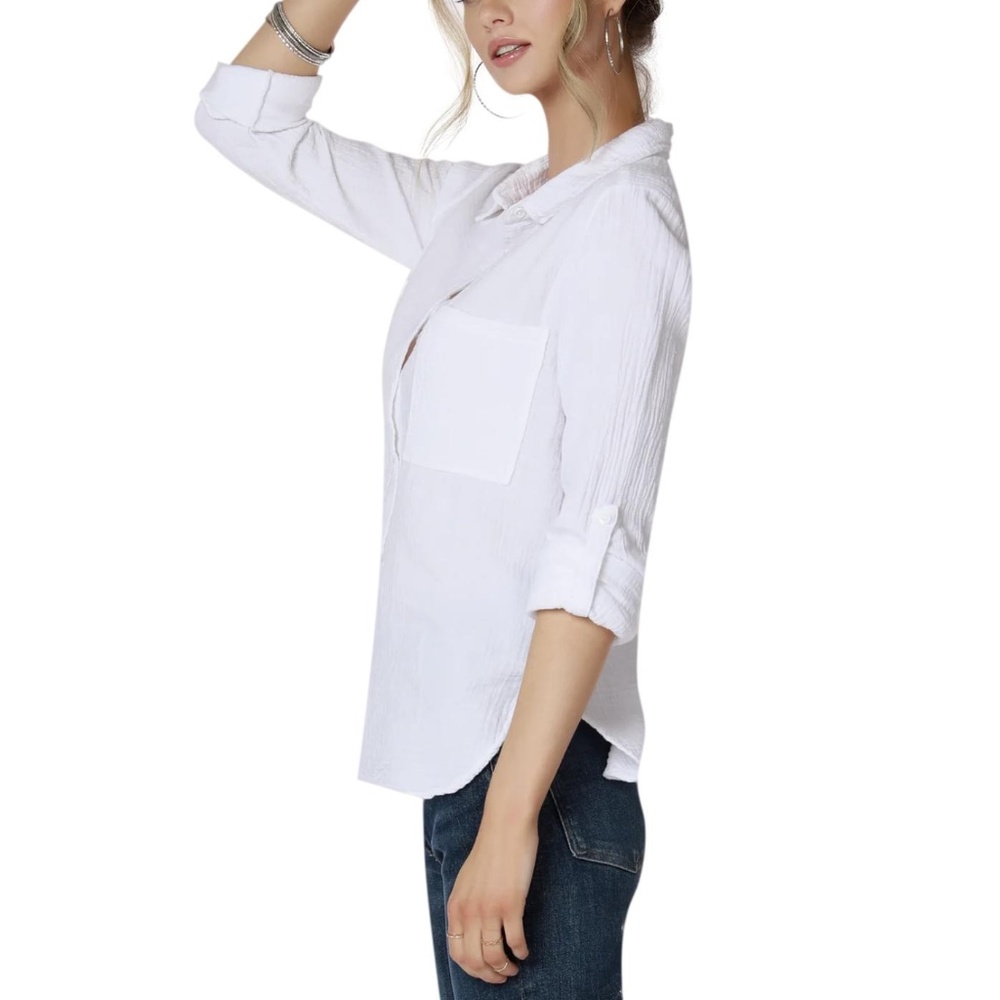 Button Front Beach Top - image 2